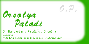 orsolya paladi business card